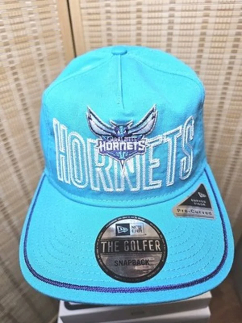 New Era Charlotte Hornets the golfer snapback hat teal adjustable osfm nba nwt
